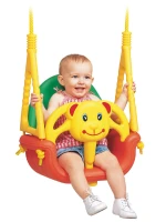 Ricokids 424 Dětská houpačka medvídek, 3 v 1