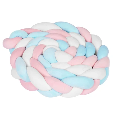Ricokids 722105 Mantinel do postýlky 3 m, modrorůžový