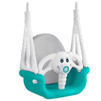 Ricokids 770201 Houpačka Sloník 3v1 - tyrkysová