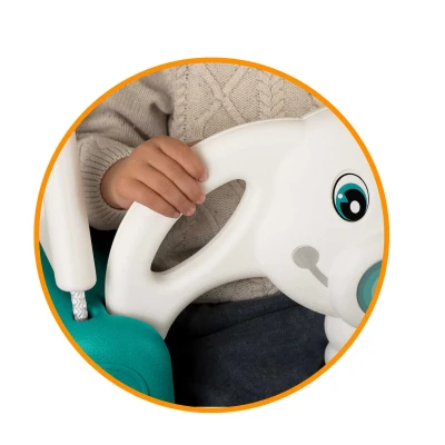 Ricokids 770201 Houpačka Sloník 3v1 - tyrkysová