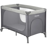 Ricokids RK-240 Cestovní postýlka + matrace + taška 125 x 65 x 78 cm, světle šedá