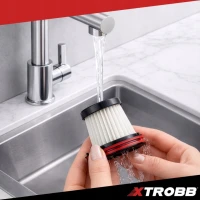 Xtrobb 24263 Bezdrátový vysavač do auta ProVac, 100 W, 2000 mAh, šedý