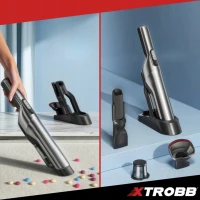 Xtrobb 24263 Bezdrátový vysavač do auta ProVac, 100 W, 2000 mAh, šedý