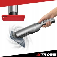 Xtrobb 24263 Bezdrátový vysavač do auta ProVac, 100 W, 2000 mAh, šedý