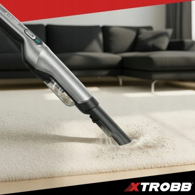 Xtrobb 24263 Bezdrátový vysavač do auta ProVac, 100 W, 2000 mAh, šedý