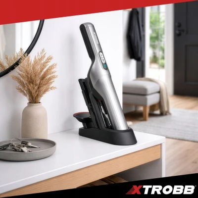 Xtrobb 24263 Bezdrátový vysavač do auta ProVac, 100 W, 2000 mAh, šedý