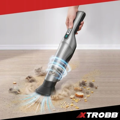 Xtrobb 24263 Bezdrátový vysavač do auta ProVac, 100 W, 2000 mAh, šedý