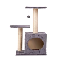 Pethaus DR-263 Škrabadlo pre mačky 71 cm, svetlošedé