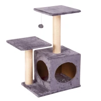 Pethaus DR-263 Škrabadlo pre mačky 71 cm, svetlošedé