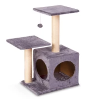 Pethaus DR-263 Škrabadlo pre mačky 71 cm, svetlošedé