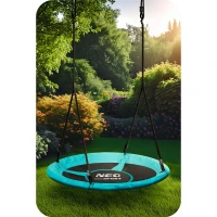 Neo-Sport 1082 Swingo 105 cm hniezdová hojdačka, tyrkysová