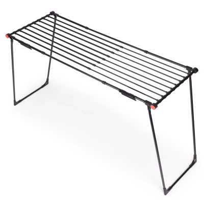 ModernHome BJ-1928-2 Teleskopický sušák na prádlo 19 m, skládací, černý