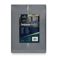 Plonos 450006 Plachta 600 × 800 cm 120 g/m², sivá