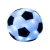 LEAN Toys 28926 LED futbalová lopta s látkovým poťahom, 18 cm, čierna a biela