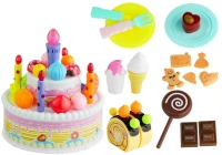 LEAN Toys 3590 Narozeninový dort se svíčkami a zmrzlinou