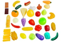 LEAN Toys 3594 Potraviny v džbánku - ovoce a zelenina, 50 dílů