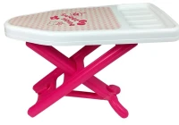 LEAN Toys 4847 Dětské žehlící prkno s žehličkou, růžové