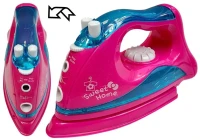 LEAN Toys 4847 Dětské žehlící prkno s žehličkou, růžové