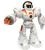 LEAN Toys 4261 Interaktívny RC robot s vystreľovačom projektilov, oranžový