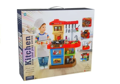 LEAN Toys 4530 Kuchyňa pre najmenších so zvukmi a svetlami