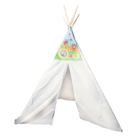 LEAN Toys 9505 Detský stan Teepee, biely