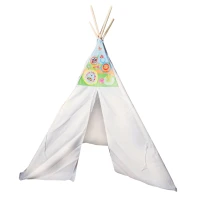 LEAN Toys 9505 Detský stan Teepee, biely