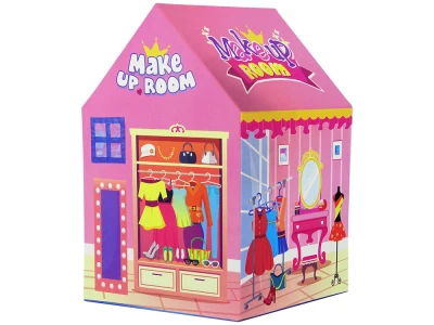 LEAN Toys 10517 Detský stan pre princezné Krása salón, ružový