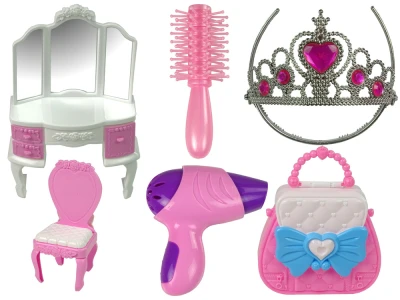 LEAN Toys 10517 Detský stan pre princezné Krása salón, ružový