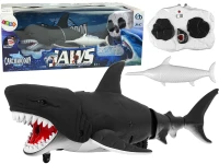 LEAN Toys 10388 Diaľkovo ovládaný žralok R/C, čierny