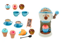 LEAN Toys 10797 Sada kaviarne s výrobníkom zmrzliny, šálkami a muffinkami