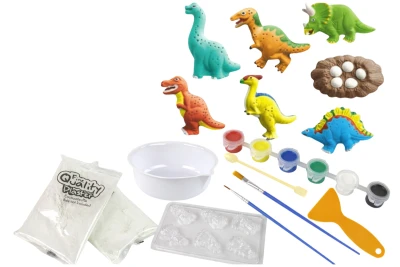 LEAN Toys 12995 Sada na výrobu magnetů ze sádry Dinosauři
