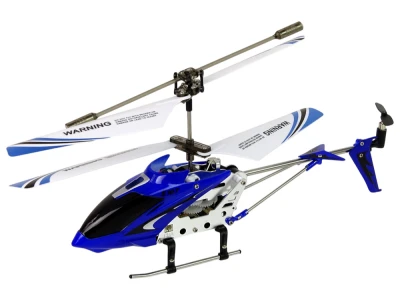 LEAN Toys 12648 Vrtulník na dálkové ovládání S107G, modrý