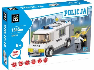 ICOM Blocki Stavebnice Policejní anton 135 dílů