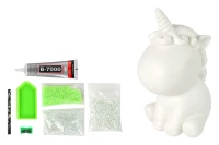 LEAN Toys 13037 Kreativní sada krystalků na jednorožce, DIY