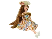 LEAN Toys 13921 Panenka Emily s podzimním kloboukem