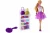 LEAN Toys 14777 Bábika Lucy v purpurových šatách s trblietkami a sadou topánok