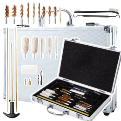 LEAN 14402 Sada na čištění zbraní v kufříku 24 ks 