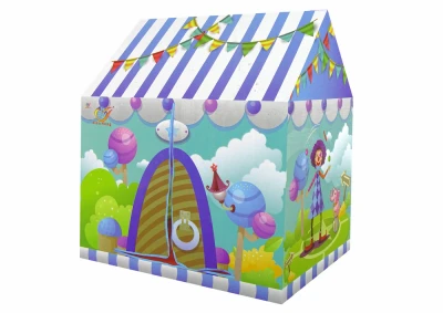 LEAN Toys 15248 Dětský stan - Veselý cirkus