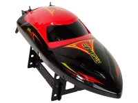 LEAN Toys 15355 Diaľkovo ovládaná motorová loď R/C 2,4 GHz, červená
