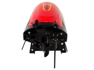 LEAN Toys 15355 Diaľkovo ovládaná motorová loď R/C 2,4 GHz, červená