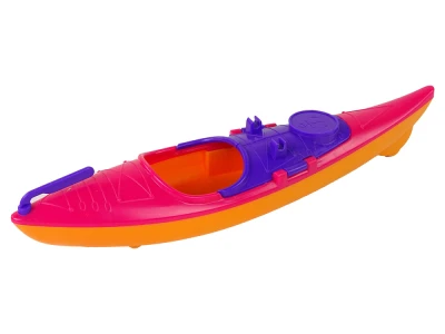 LEAN Toys 15183 Bábika s kajakom a príslušenstvom, ružová