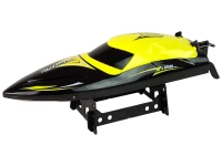 LEAN Toys 15356 Motorový člun na dálkové ovládání R/C 2,4 GHz, žlutý