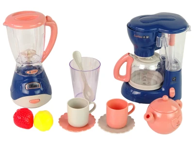 LEAN Toys 15683 Sada kuchyňských doplňků - dětský mixér a kávovar