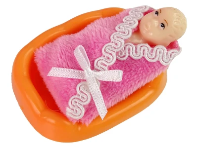 LEAN Toys 15732 Panenka v těhotenství - dlouhé vlasy, příslušenství