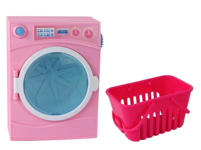 LEAN Toys 16210 Panenka Anlily Prádelna - sada příslušenství, pračka XXL