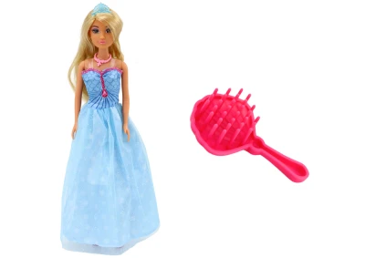 LEAN Toys 16213 Bábika Anlily Morská princezná, modré šaty