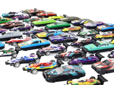 LEAN Toys 16534 Sada farebných autíčok, 50 kusov
