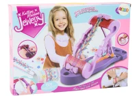 LEAN Toys 17989 Kreatívna sada - stroj na výrobu šperkov s korálikmi