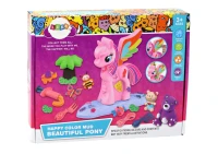 LEAN Toys 17555 Plastelína Jednorožec DIY - sada s príslušenstvom