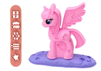 LEAN Toys 17555 Plastelína Jednorožec DIY - sada s príslušenstvom